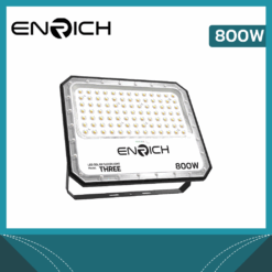 สปอร์ตไลท์โซล่าเซลล์ LED 800W ENRICH THREE 3 แสง 2