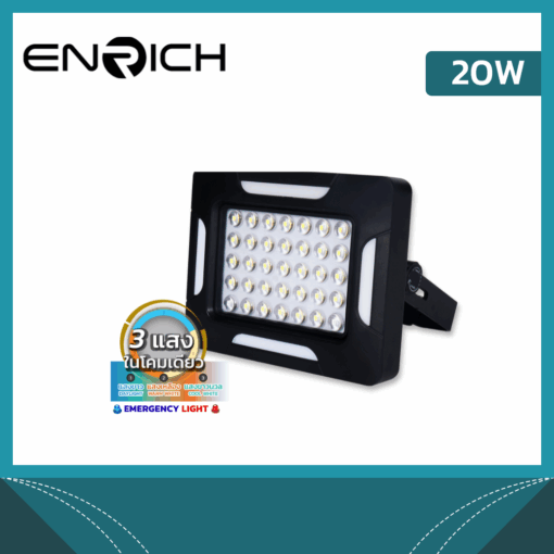สปอร์ตไลท์ LED รุ่น SPONGE 20W สีดำพาสเทล