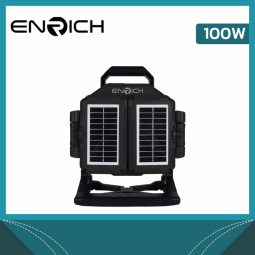 สปอร์ตไลท์โซล่าเซลล์ LED RECHARGE รุ่น JUMBO 100W 3CCT (2)
